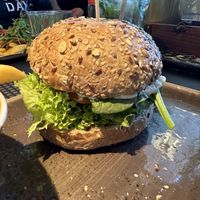 'Chicken'-Burger „Der Crunchige“.  at Peter Pane in Binz
