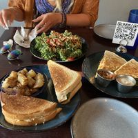 Citrus Caesar salad, bbq quesadilla, tuna melt  at Graze in Nashville