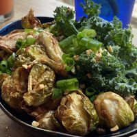 Szechuan Brussels appetizer at Graze in Nashville