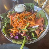 Side salad w/vegan ranch dressing   at Graze in Nashville