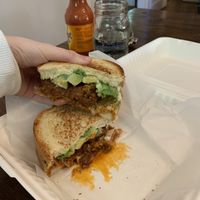 Hot Tempeh Sandwich w/ Avocado 😋  at Graze in Nashville