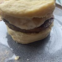 Sausage biscuit , sourced from be-hive  at Graze in Nashville