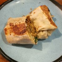 My companion's Chorizo Burrito at Graze in Nashville