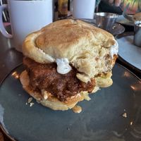 Nashville hot chicken sandwich  at Graze in Nashville