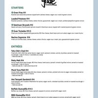 Menu #Veganuary at Graze in Nashville