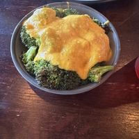 Broccoli with cashew cheese (side)  at Graze in Nashville