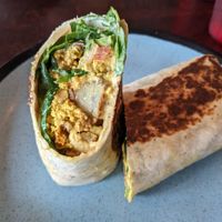 Breakfast burrito at Graze in Nashville