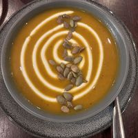 Butternut. Squash soup  at Graze in Nashville