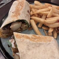 Roasted veggie burrito   at Graze in Nashville