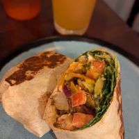Roasted Veggie Burrito at Graze in Nashville