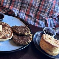 Pancakes & sausage   at Graze in Nashville