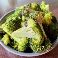 Steamed broccoli. Simple. Plain. Perfect    at Graze in Nashville