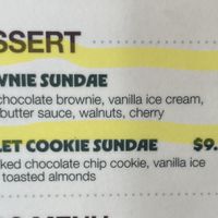 Dessert ingredients    at Graze in Nashville