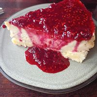Raspberry Lemon Cheesecake at Graze in Nashville