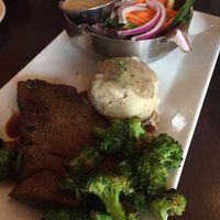 Seitan steak at Graze in Nashville