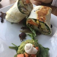 Vege wrap at Graze in Nashville