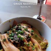 Brunch: breakfast bowl & mimosa  at Graze in Nashville