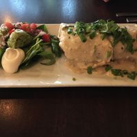 Green chili seitan “chorizo “ with spinach and quinoa was excellent, the sauce was delicious and went so well with the veggies. at Graze in Nashville