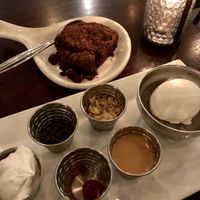 Brownie sundae at Graze in Nashville