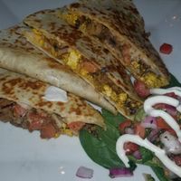 Breakfast quesadilla. This was the "special" 😍 at Graze in Nashville