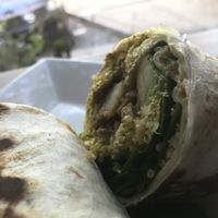 Burrito close up! at Graze in Nashville