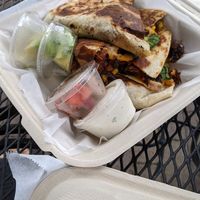 Chicken quesadilla at Graze in Nashville