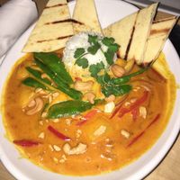 vegan red curry  at Poppycock's in Traverse City