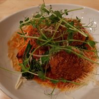 Fried risotto balls at Poppycock's in Traverse City