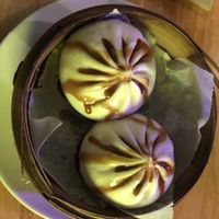 Vegan bao buns  at DimSum Market in Madrid