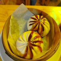 Baos veganos at DimSum Market in Madrid