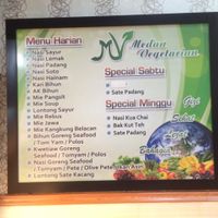 Order from the menu at MV Medan Vegetarian in Medan
