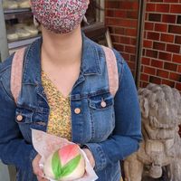 The baos are sooo big! at Peking Hanten in Yokohama