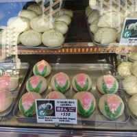Vegan bao buns! at Peking Hanten in Yokohama