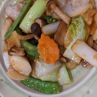 Mixed vegetable with Mochi at Peking Hanten in Yokohama