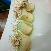 zucchini rolls at Dolmen Bar in Lanzarote