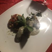 Seitan with mushroom  at Dolmen Bar in Lanzarote