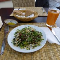 Linsensalat at Ayaso Restaurant in Marrakech