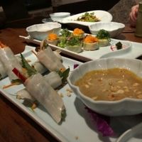 a selection of food at Uu Dam Chay in Hanoi