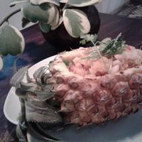 Macadamia fried rice  at Uu Dam Chay in Hanoi