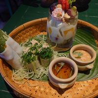 Amazing appetizer at Uu Dam Chay in Hanoi