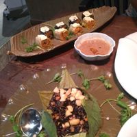Vegetarian sushi and brown rice at Uu Dam Chay in Hanoi