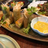 Mango avocado salad at Uu Dam Chay in Hanoi