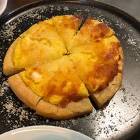 Durian pizza at Uu Dam Chay in Hanoi