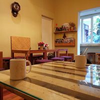 Interior (+ Big Cappuccinos ☕) at Om Hanoi in Hanoi