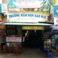 Down this alley is the restaurant and yoga studio at Om Hanoi in Hanoi