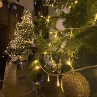 Festive decor. Very cozy and welcoming  at The Molly House in Manchester
