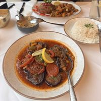 Fried Eggplant and Bulgur  at Al Zaytouna in Vienna