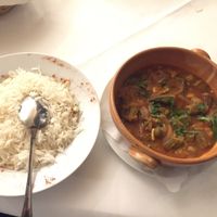 Vegan main dish at Al Zaytouna in Vienna