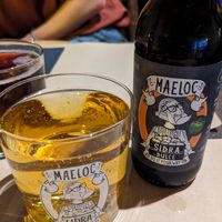 Cider at 269 Gastro Vegan in Salamanca
