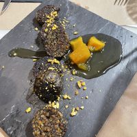 Morcilla   at 269 Gastro Vegan in Salamanca